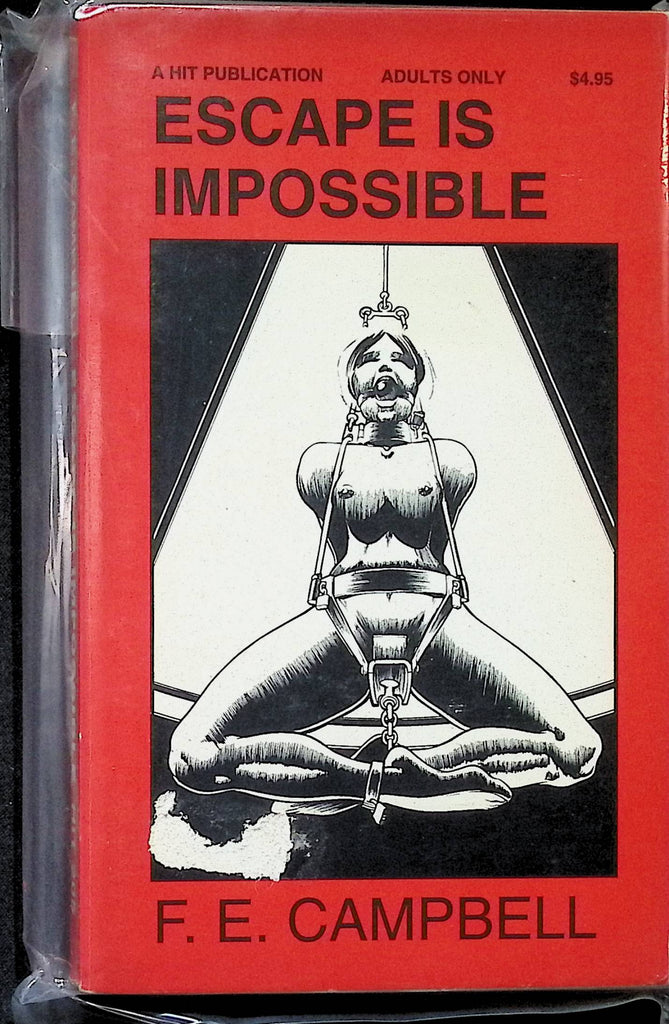 Escape is Impossible by FE Campbell HIT205 HOM House of Milan Bondage HIT Publication Adult Paperback Novel-090924AMP