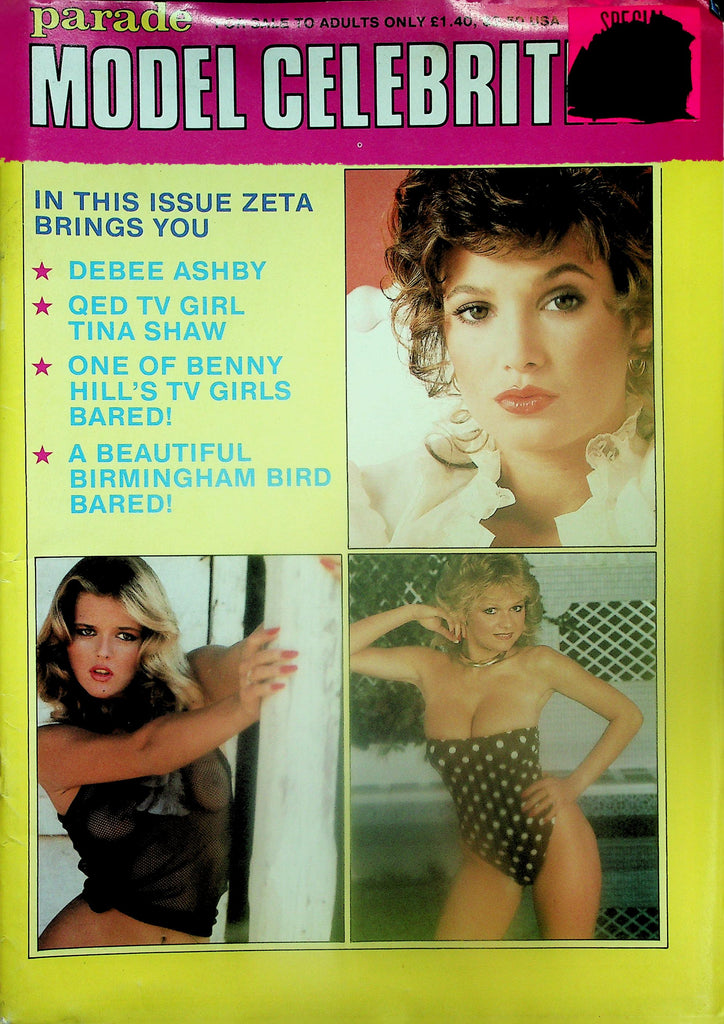 Parade Model Celebrities Magazine  Debee Ashby / Tina Shaw  1990's    121425lmp