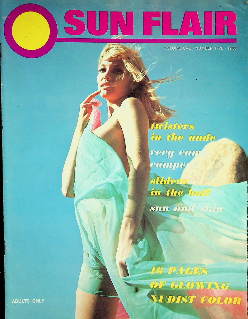 Sun Flair Nudest Magazine  Twisters In The Nude  / Sliders In The Buff   vol.1 #5  1968  090126lmp-GSC