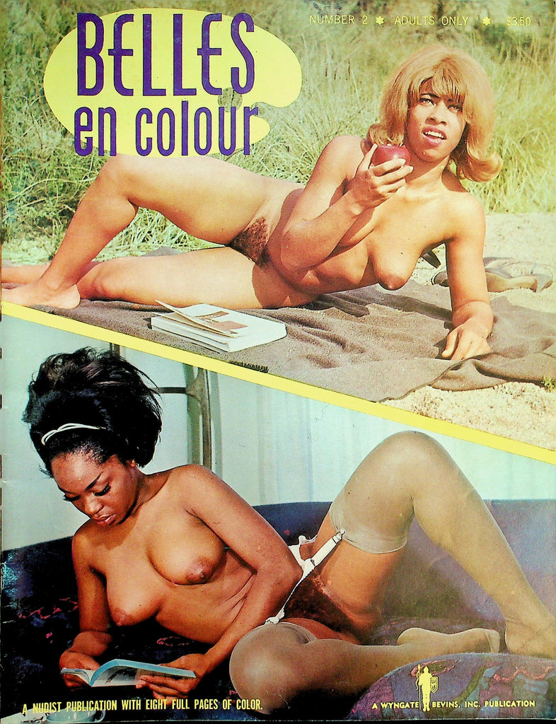 Belles en colour Magazine  Beautiful Nude Black Women  #2 1968     063026lmp-GSC
