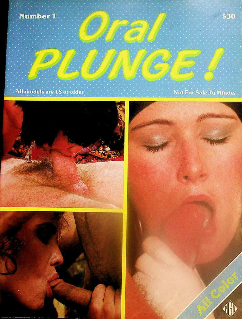Oral Plunge! Magazine   Sucking Cock!  #1  1980's     072324lm-p