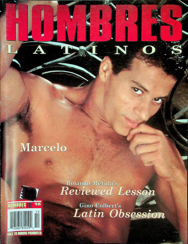 Hombres Latinos Gay Magazine  Cover Guy Marcelo  #10 1998    122625lmp