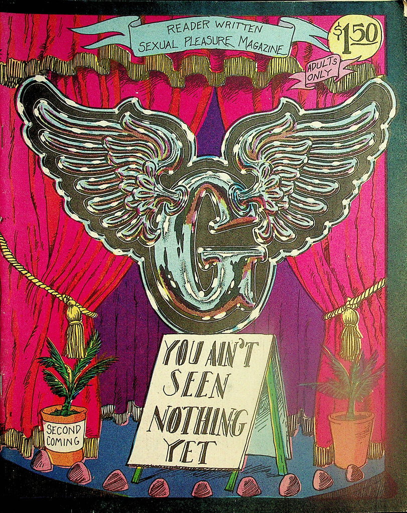 G Reader Written Sexual Pleasure Adult Newspaper Magazine  #1 1970's     102624lm-p