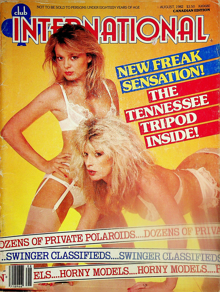 Club International Magazine  New Freak Sensation The Tennesee Tripod  August 1982  Paul Raymond   031624lm-p