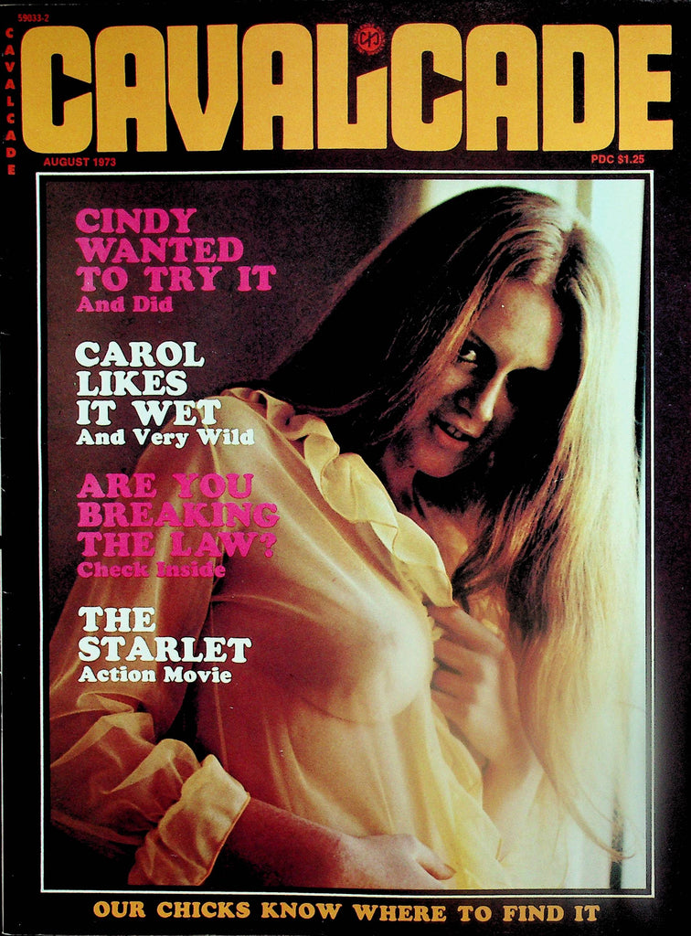 Cavalcade Vintage Magazine  Carol Likes It Wet And Very Wild   August 1973   081125lm-p