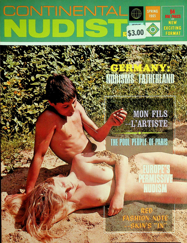 Continental Nudist Magazine  Germany: Nudisms' Fatherland / Europe's Permissive Nudism  Spring 1965     081726lmp-GSC