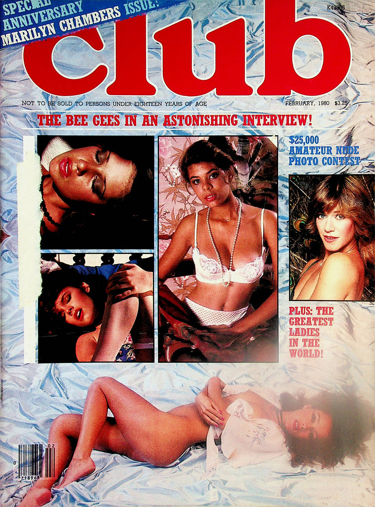 Club Magazine Special Anniversary Marilyn Chambers Issue / Bee Gees Interview  February 1980  Paul Raymond      032624lm-p