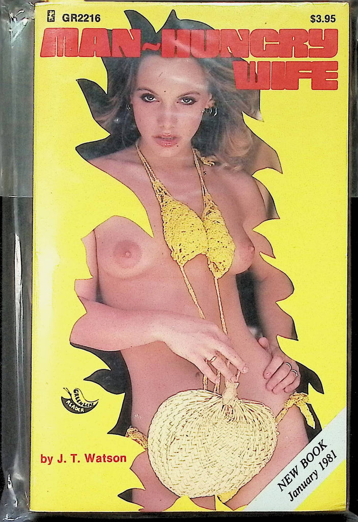 Man-Hungry Wife by JT Watson GR2216 January 1981 Greenleaf Adult Paperback Novel-080224AMP