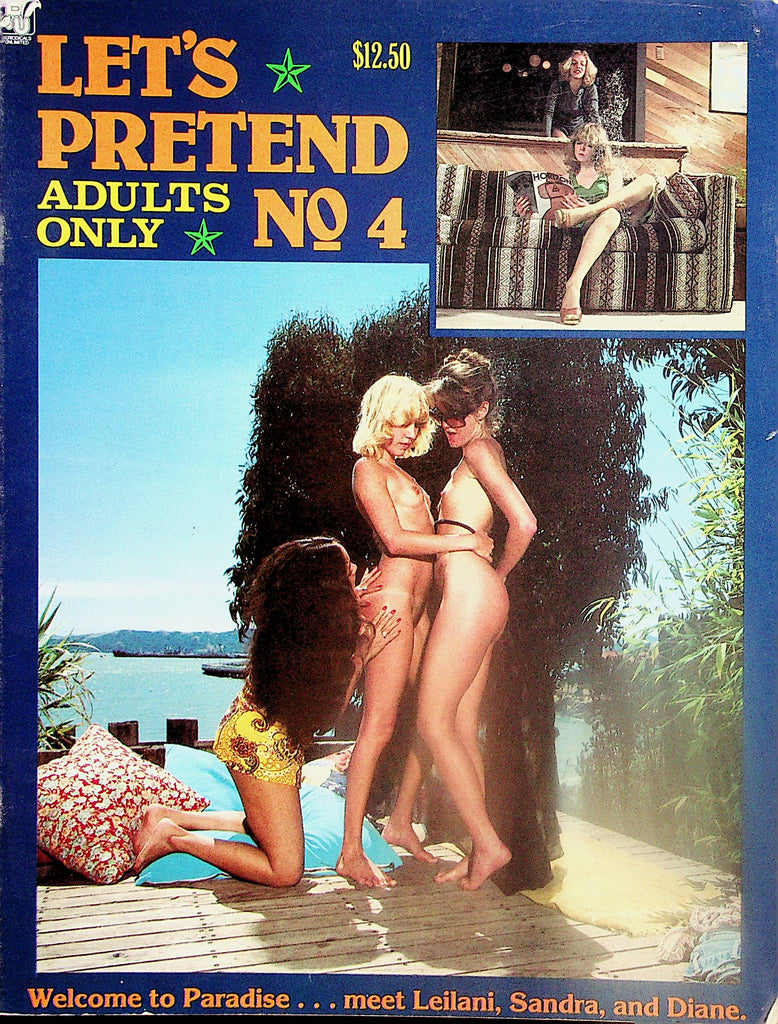 Let's Pretend Lesbian Magazine   Paradise With Leilani, Sandra and Diane  #4  1980's  012724lm-p