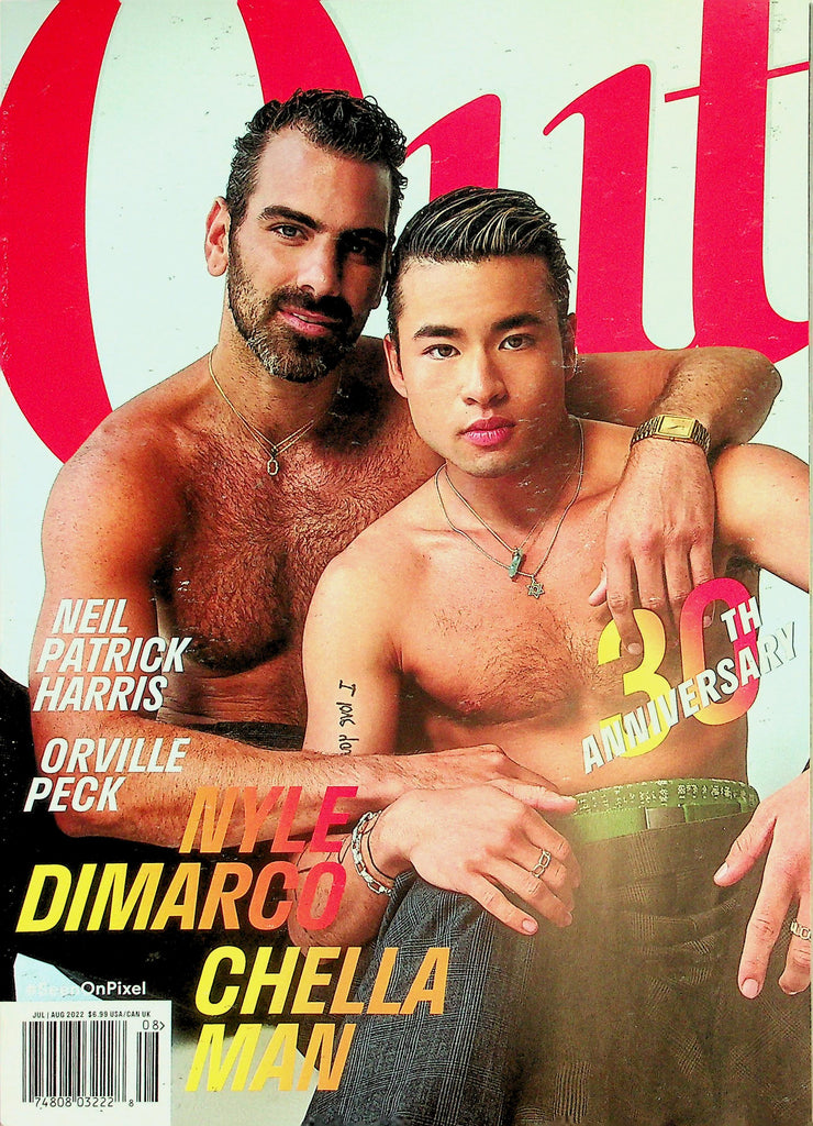 Out Gay & Lesbian Magazine  30th Anniversary - Nyle Dimarco & Chella Man / Neil Patrick Harris  July/August 2022     032326lmp