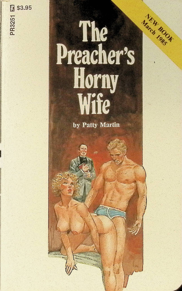 The Preacher's Horny Wife by JT Watson PR3251 March 1985 Greenleaf Classics Adult Paperback Novel 080625AMP