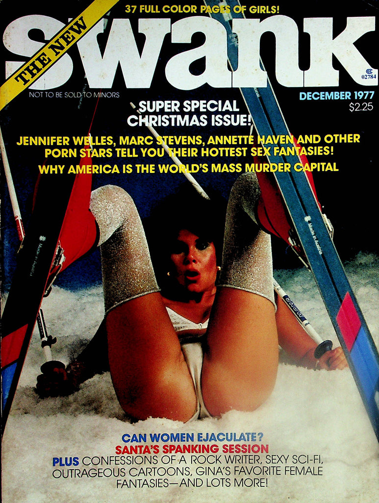 Swank Magazine  Super Christmas Issue  Santa's Spanking Session / Jennifer Welles, Annette Haven    052524lm-p