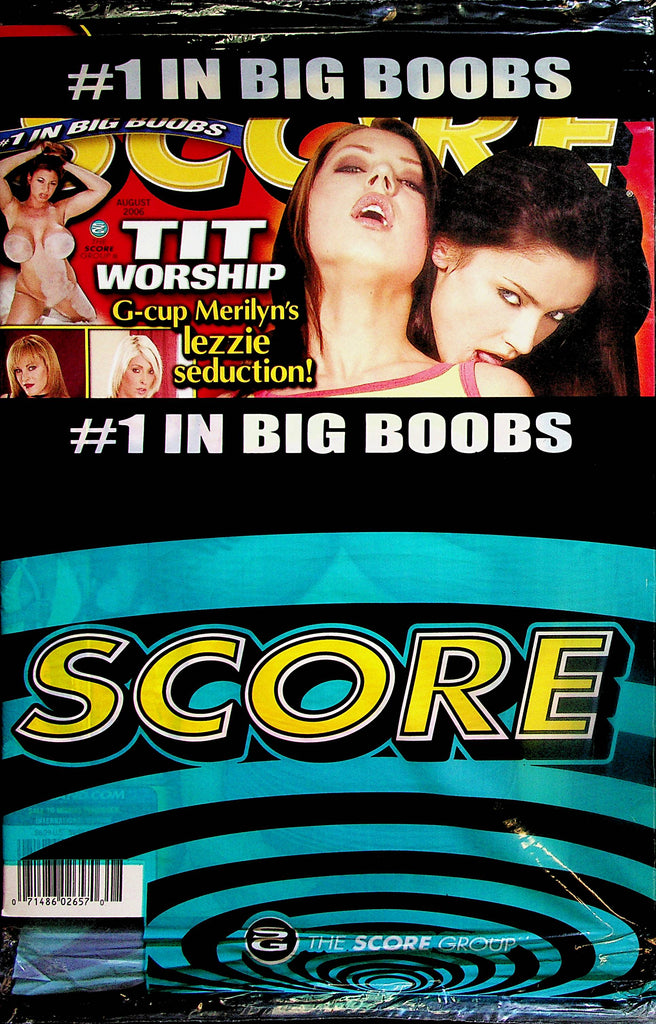 Score Busty Magazine  Merilyn Sakova   August 2006  new/sealed  091323lm-p