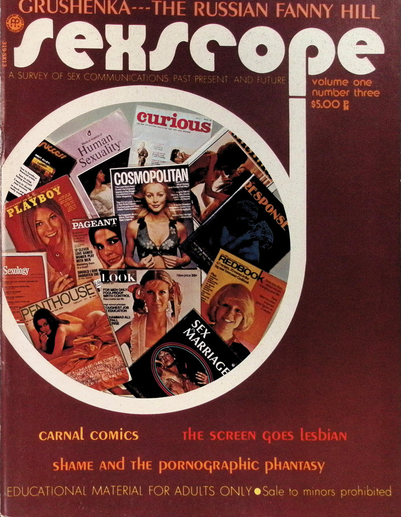 Sexscope Vol 1 #3 1971 Sex Communication Magazine Carnal Comics Screen Goes Lesbian 060926AMP