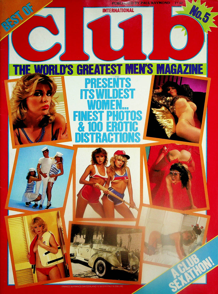 Best Of Club International Magazine  Wildest Women!  A Club Sexathon  #5  1983  Paul Raymond   071625lm-p