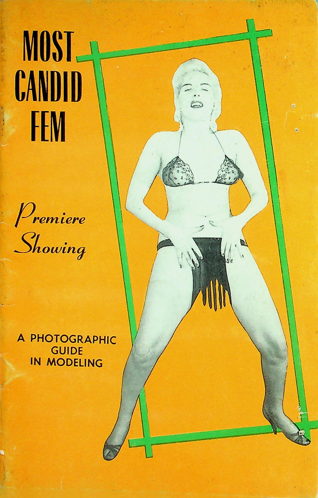 Most Candid Fem Digest    Premier Showing - Photographic Guide In Modeling  1960's   013126lmp