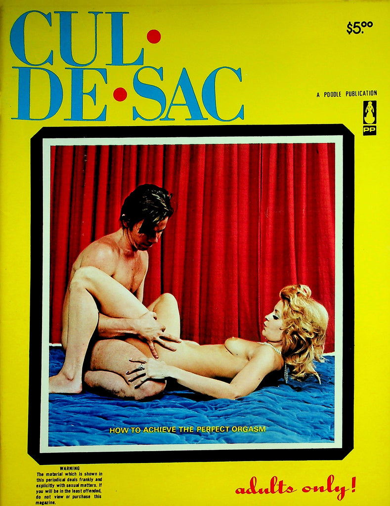 Cul De Sac Magazine   How To Achieve The Perfect Orgasm  #1 1960's  060226lmp-GSC