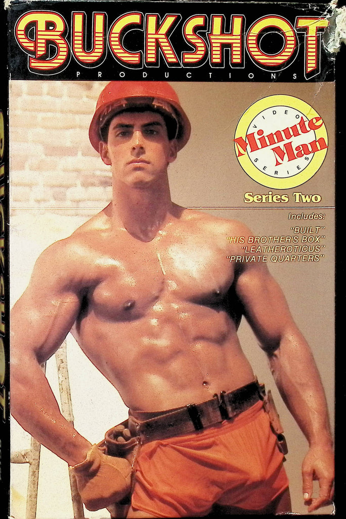 Buckshot Minute Man Series 2 Built Leatheroticus Private Quarters Tom Lee Joe Falco Rigardo Merlo 1987 Gay Male Adult VHS 081924AMPVHS2