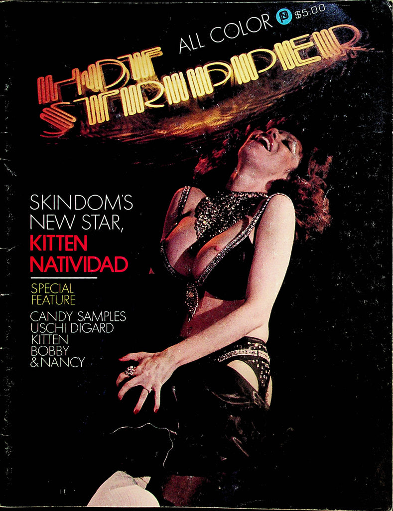 Hot Stripper Magazine  Kitten Natividad, Candy Samples, Uschi Digard   October 1979     022224lm-p