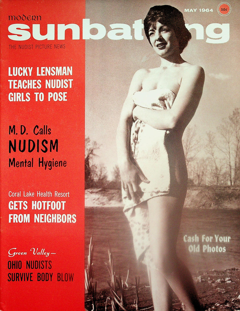 Modern Sunbathing Nudist Magazine    M.D. Calls Nudism Mental Hygiene    May 1964     072226lmp-GSC