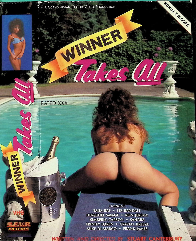 Winner Takes All with Taija Rae Liz Randall Herschel Savage Adult VHS S.E.V.P. 042326AKVHS2