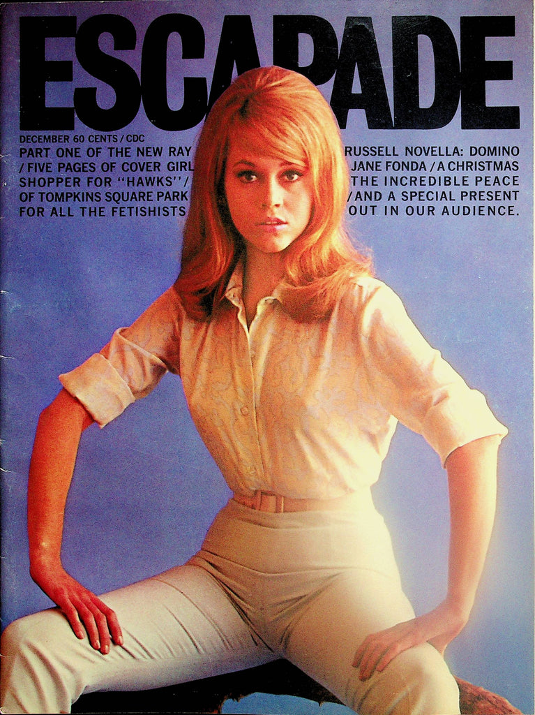 Escapade Vintage Magazine  Covergirl Jane Fonda  December 1967     051825lm-p