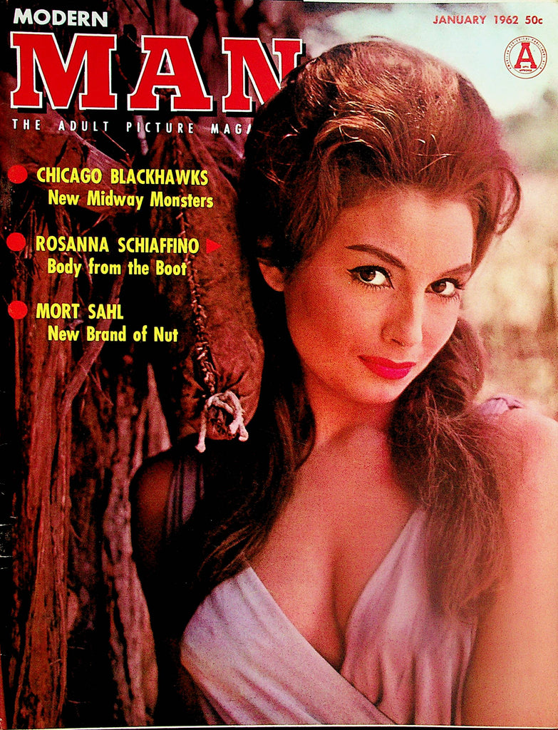 Modern Man Magazine  Covergirl Rosanna Schiaffino  January 1962   061224lm-p