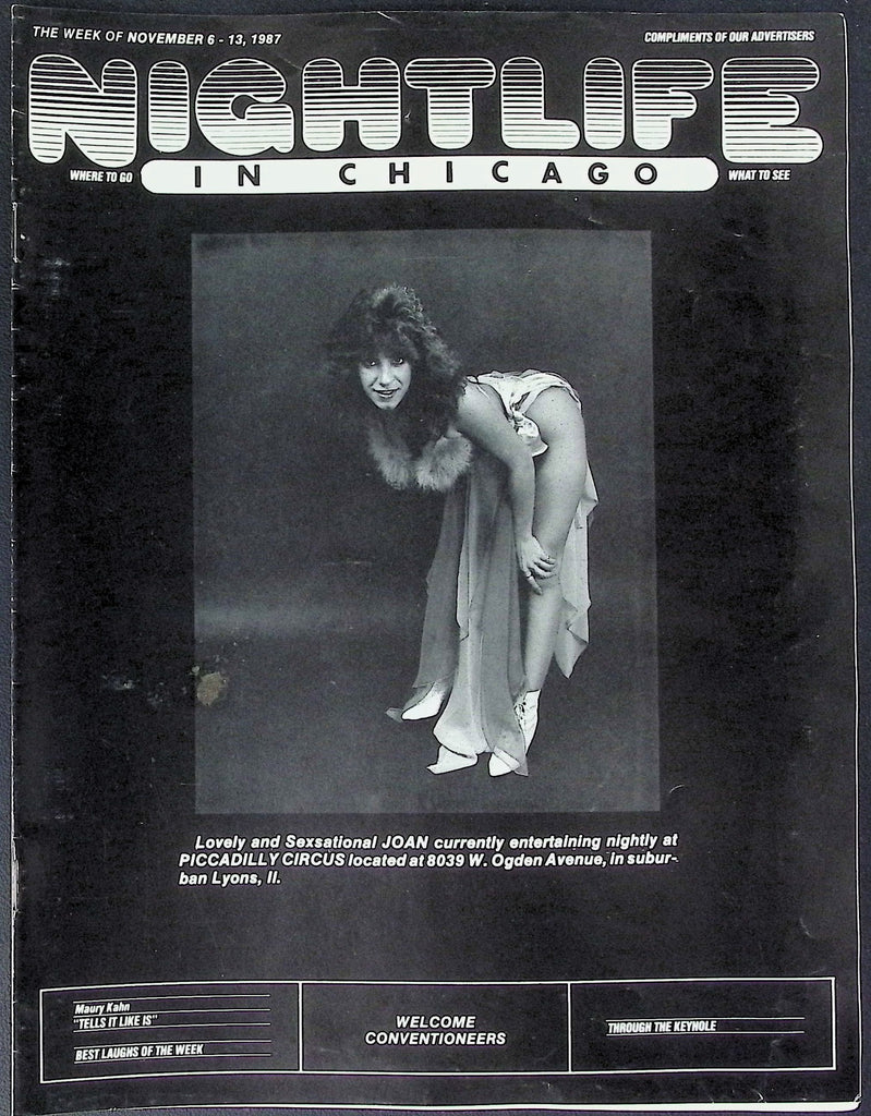 Nightlife Magazine Joan November 1987 052226AKP
