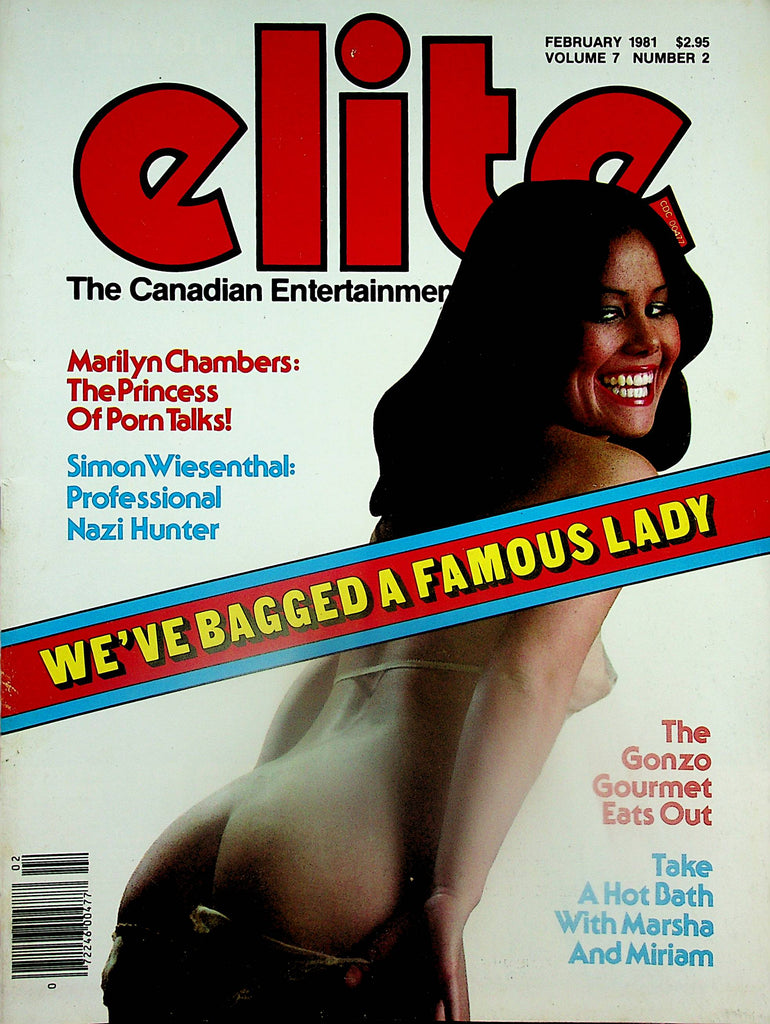 Elite Magazine  Marilyn Chambers  February 1981    031225lm-p