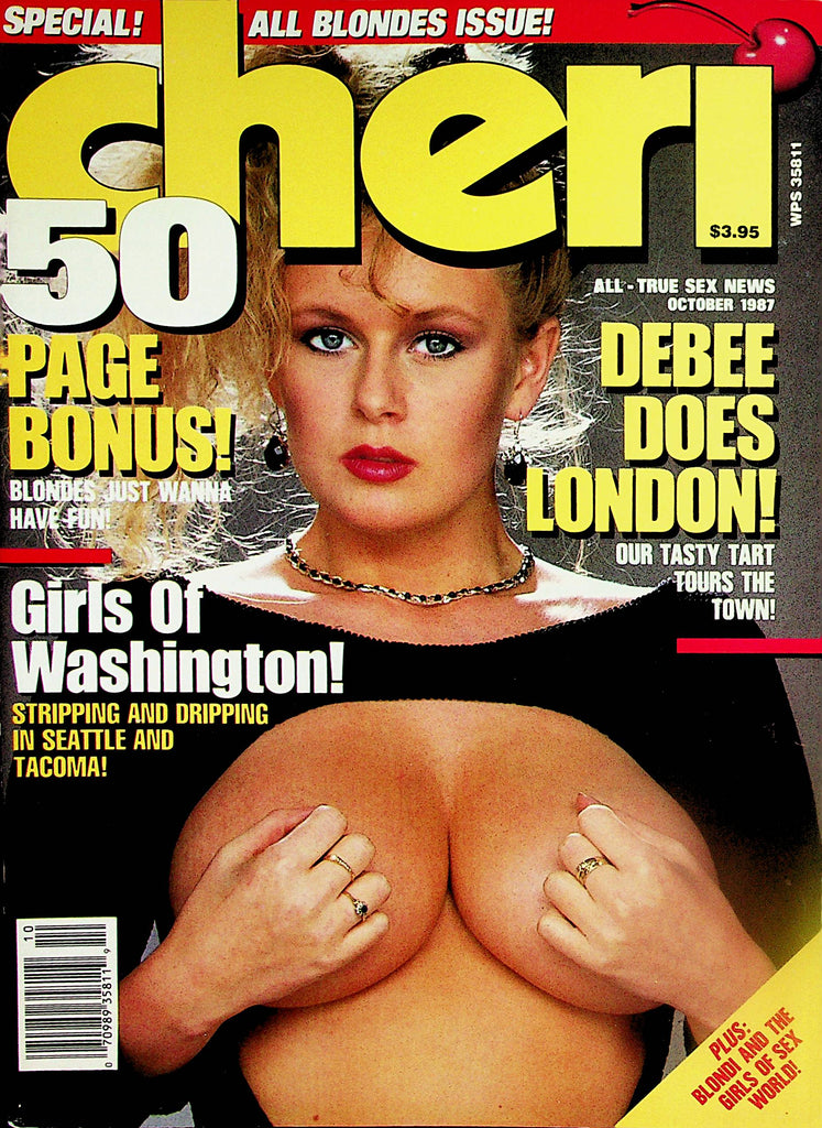 Cheri Magazine  All Blondes Issue!  Covergirl Debbie  October 1987      070924lm-p
