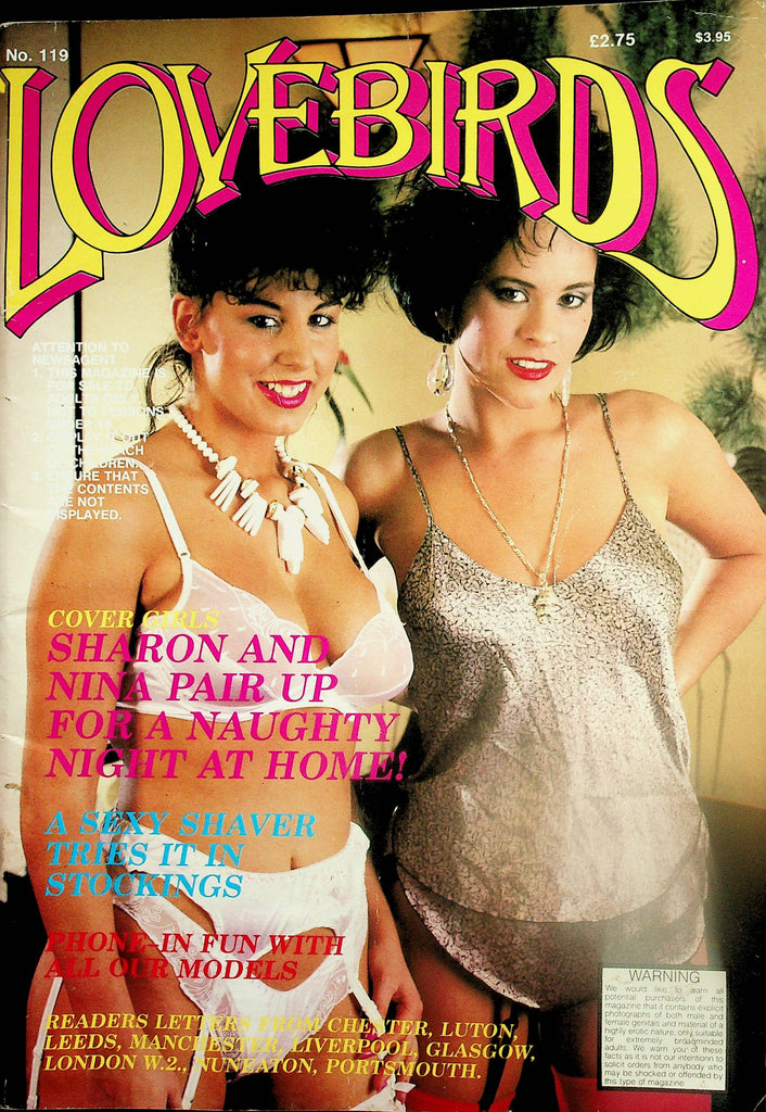 Lovebirds Magazine  Cover Girls Sharon & Nina  #119   1980's     090825lm-p