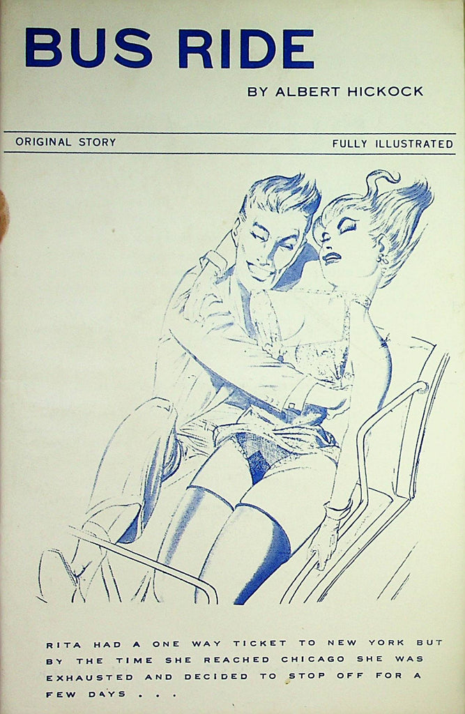 Bus Ride Adult Novel By Albert Hickock  1960's    060524lm-p