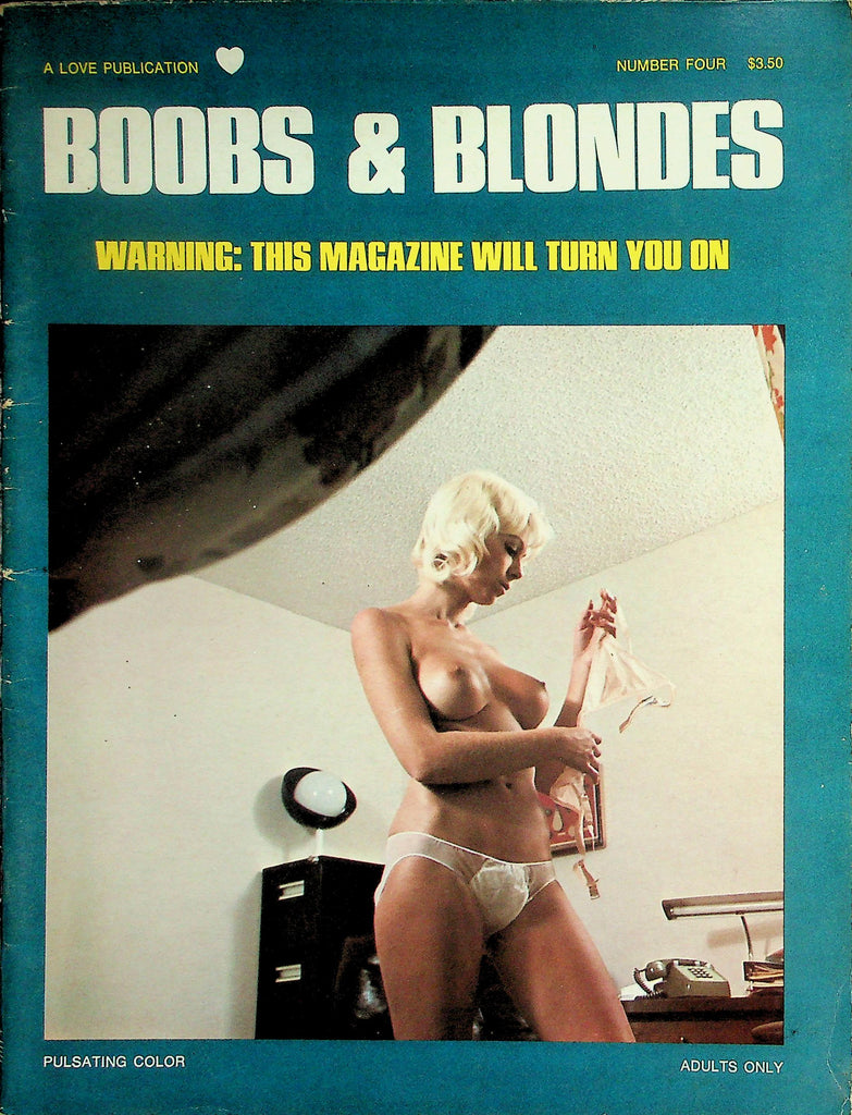 Boobs & Blondes Magazine  They Will Turn You On!  #4 1973  101626lmp-GSC