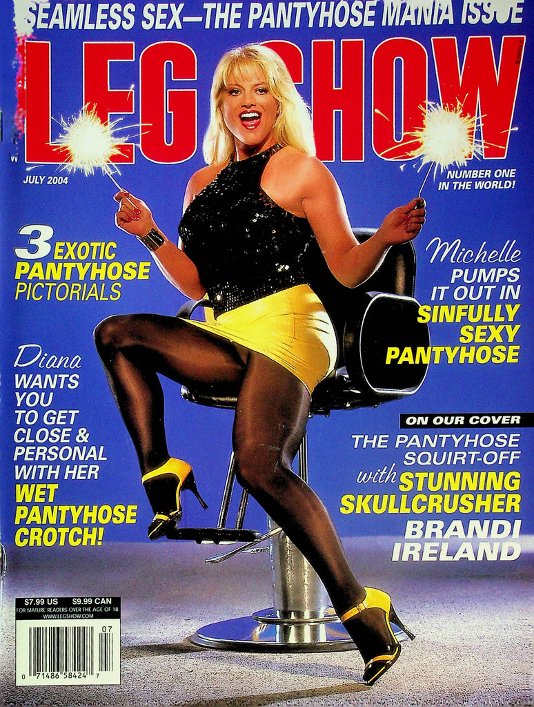 Leg Show Magazine  Brandi Ireland & Panthose Pictorials July 2004 022624RP