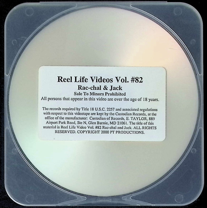 Reel Life Videos #82 Rac-chal & Jack Adult DVD PT Productions 022026AKDVD-D16
