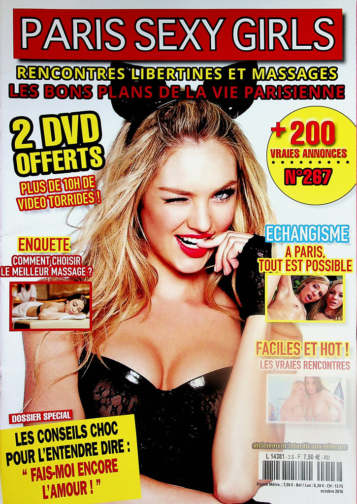 Paris Sexy Girls French International Magazine  #267  October 2016   011825lm-p