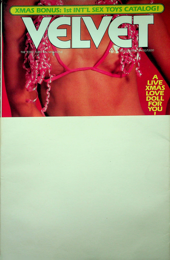 Velvet Magazine   Maria Schneider  December 1979  new   010126lmp
