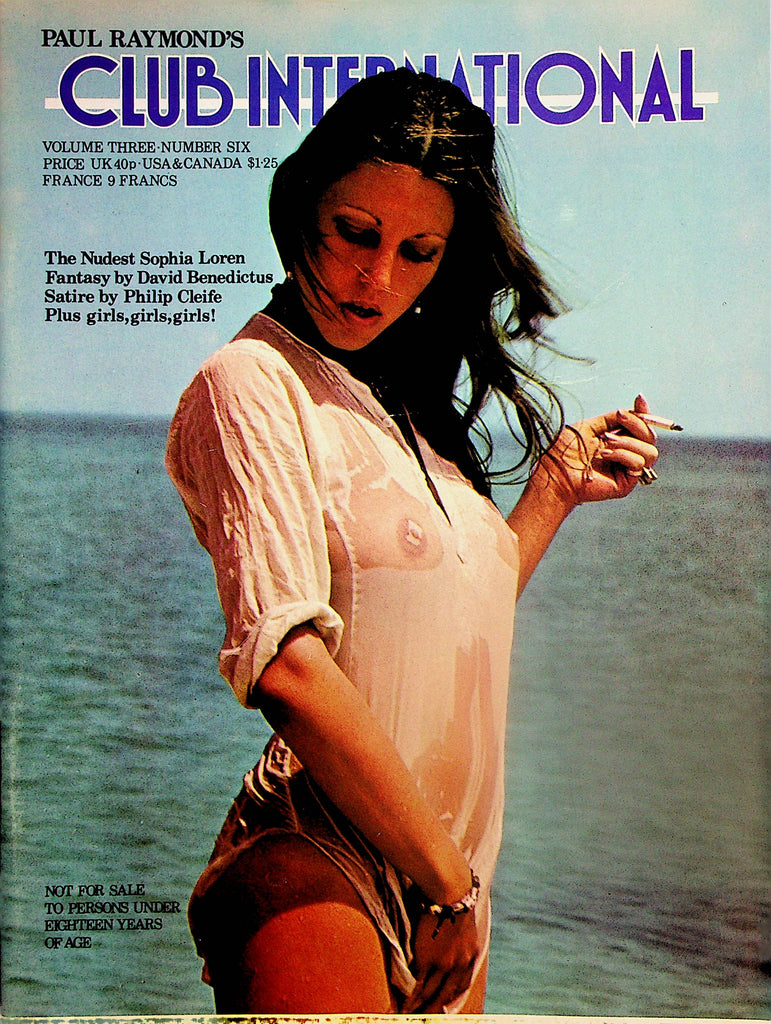 Club International Magazine   Nude Sophia Loren / Marinshka and More Beautiful Girls! vol.3 #6 1974 Paul Raymond   100324lm-p