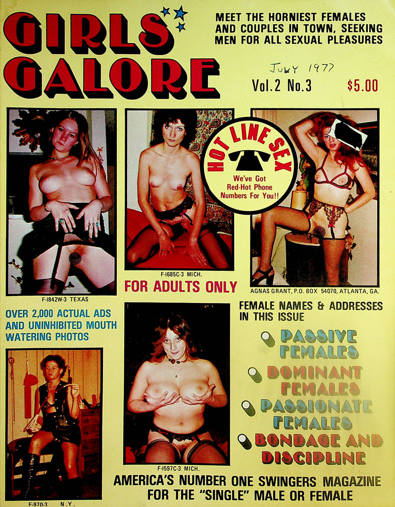 Girls Galore Contact Swingers Magazine  vol.2 #3 1977   081624lm-p