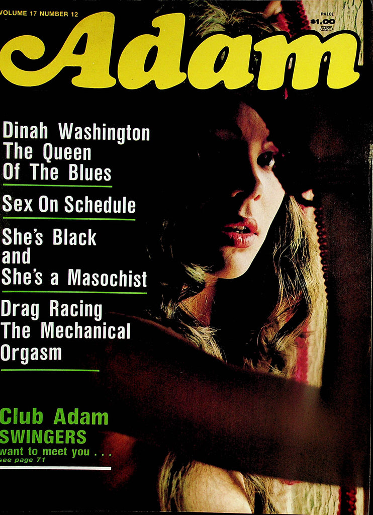 Adam Magazine   Covergirl Joni Saunders / Dinah Washington The Queen Of The Blues   vol.17 #12  1973         031124lm-p2