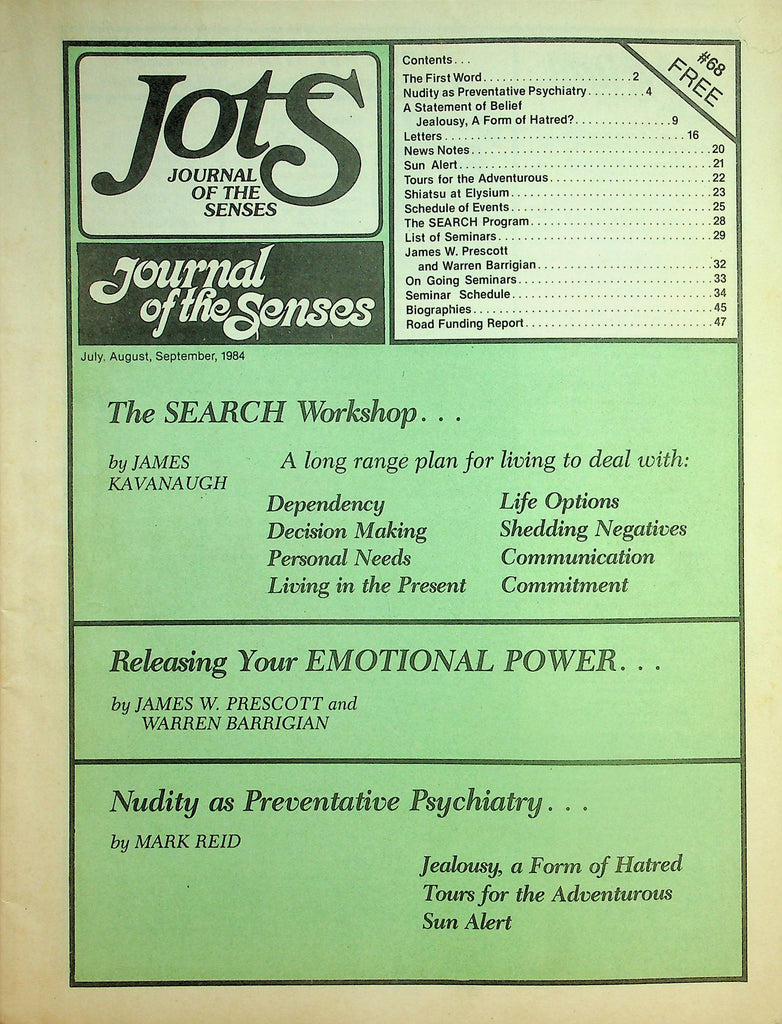 Jots Journal Of The Senses Nudist Newspaper   Nudity As Preventative Psychiatry  July-September 1984   062826lmp-GSC