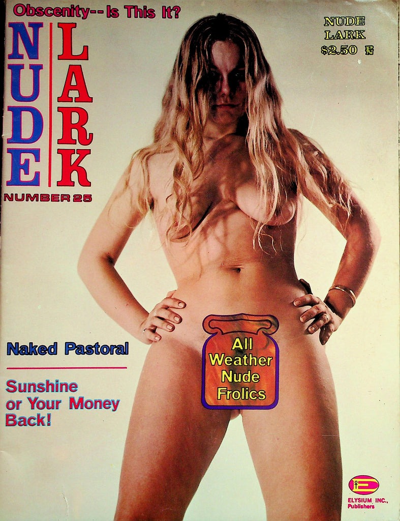 Nude Lark Nudist Vintage Magazine  Naked Pastoral  #25 1969  Elysium Publishing    071326lmp-GSC
