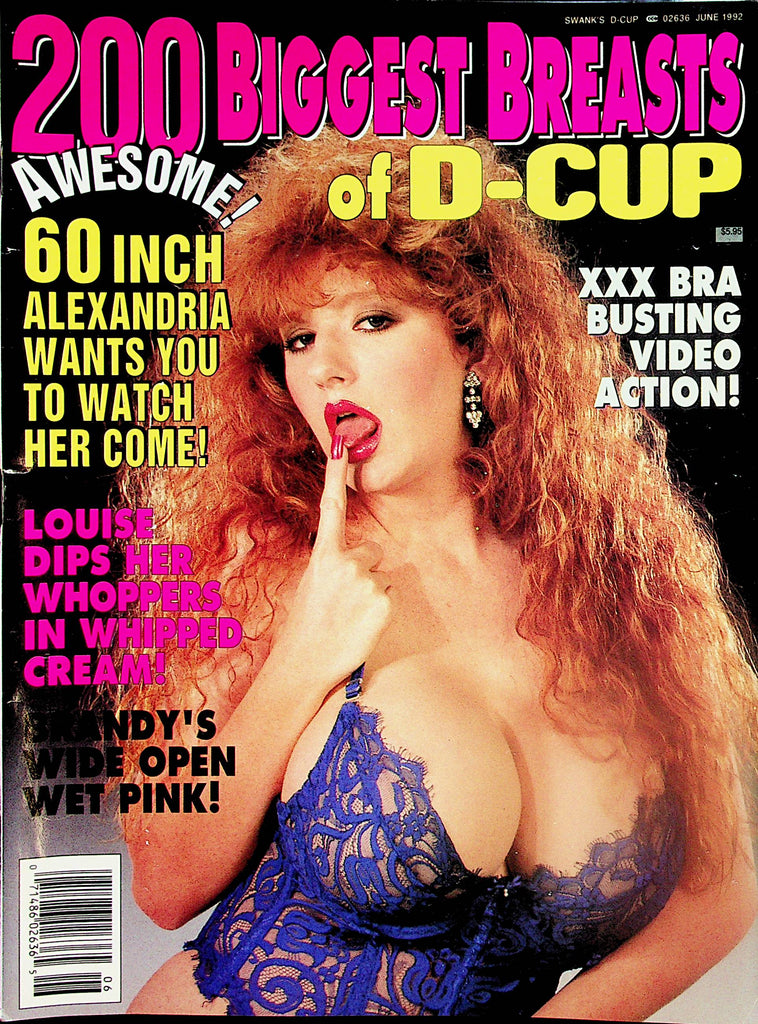 200 Biggest Breasts Of D-Cups Magazine  Kimberly Kups Centerspread / Lee Caroll Interview  June 1992   092724lm-p