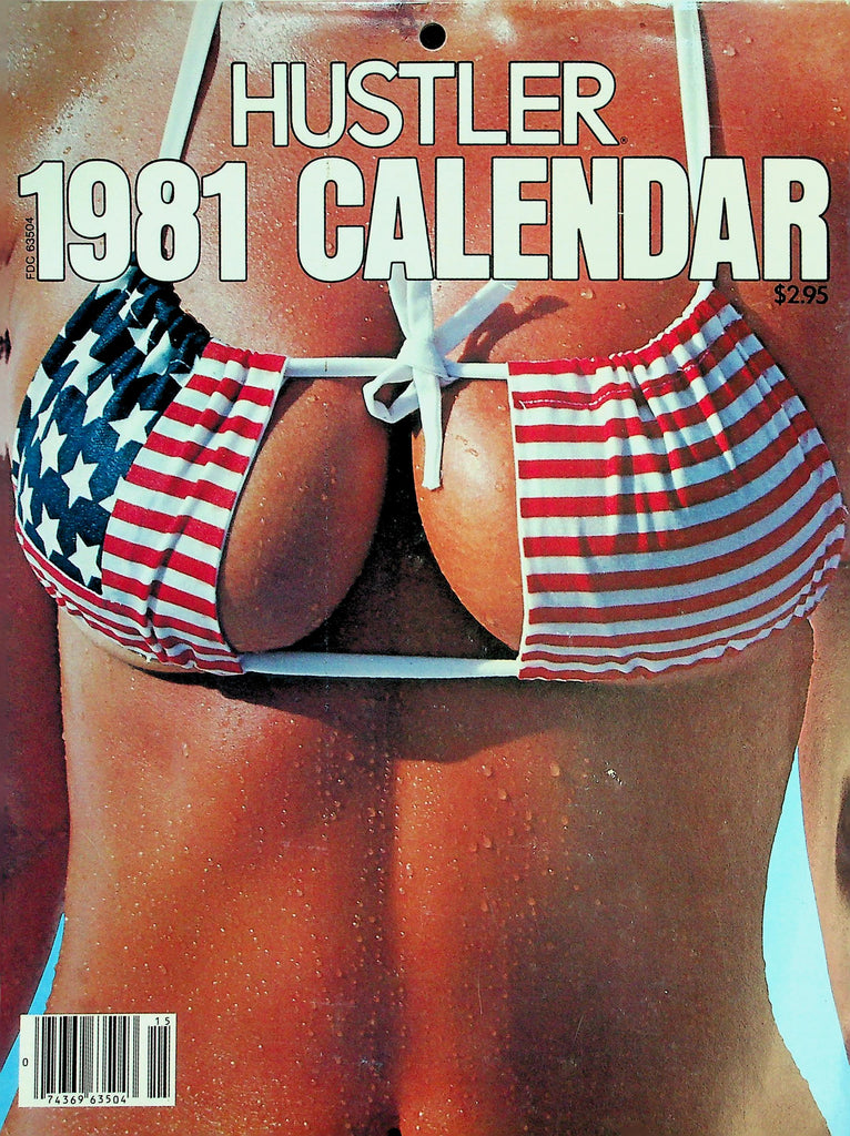 Hustler 1981 Wall Calendar  Beautiful Sexy Girls  071826lmp-GSC
