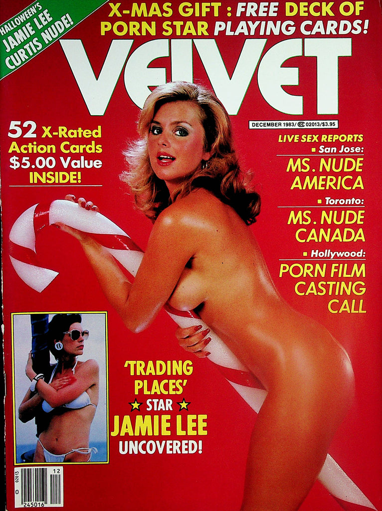 Velvet Magazine  Ms. Nude America & Ms. Nude Canada / Jamie Lee Curtis  December 1983   042424lm-p