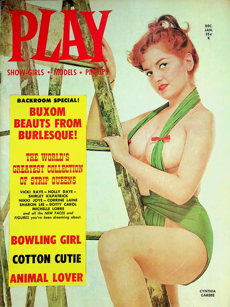 Play Magazine  Showgirls, Models, Pin-Ups , Cover: Cynthia Carere  January 1960    052726lmp-GSC