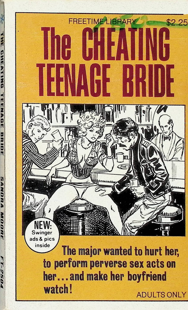 The Cheating Bride by Sandra Moore FT-2504 1976 Freetime Library Star Distributors Adult Novel-043024AMP