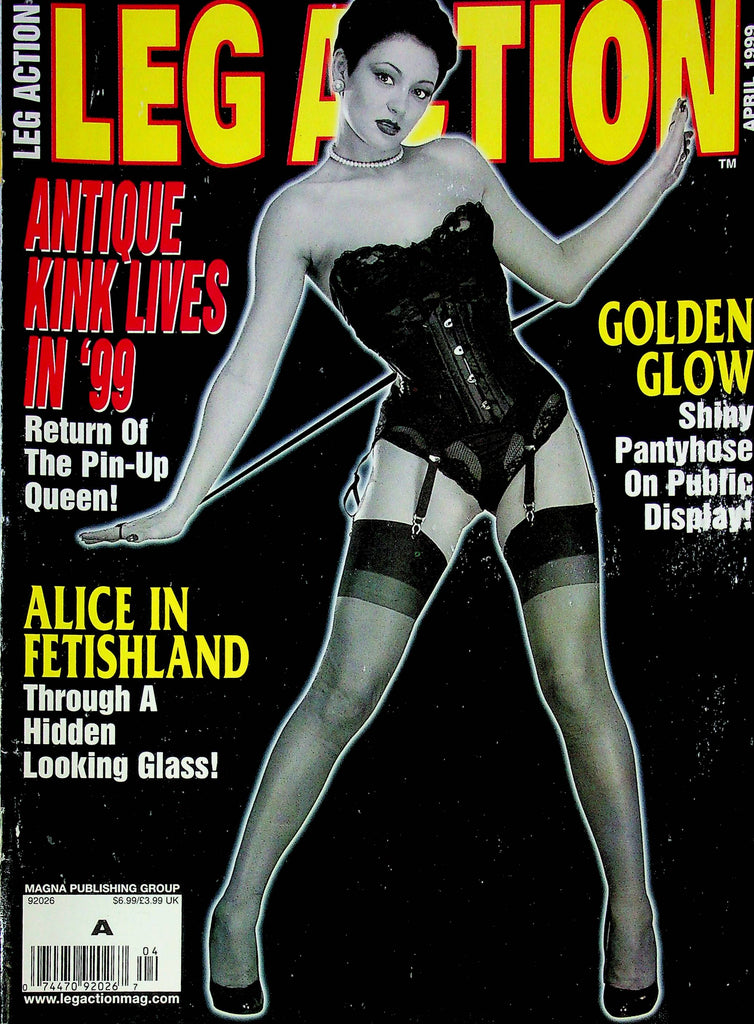 Swank's Leg Action Magazine Shiny Pantyhose April 1999 011524RP