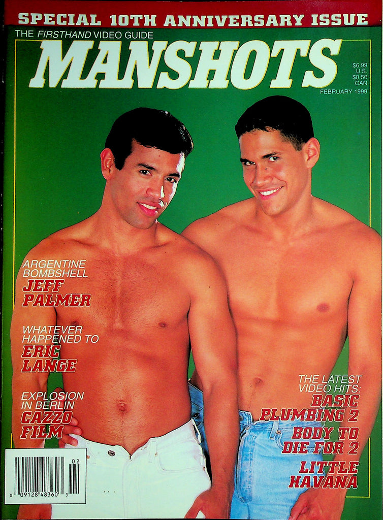 Manshots Gay Magazine  Cover Guys Julio Duran & Jorge Martinez  February 1999    041726lmp