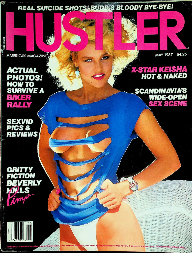 Hustler Magazine   Cover/Centerfold Girl Rosanne  June 1987       042526lmp